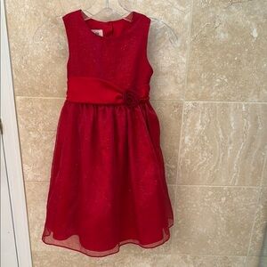 Marmellata Red Sleeveless A-Line Sundress for Weddings